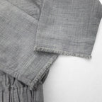 CLASS Wool Stretch Pullover Jacket M Gray Double Pocket CBFA20UNIB