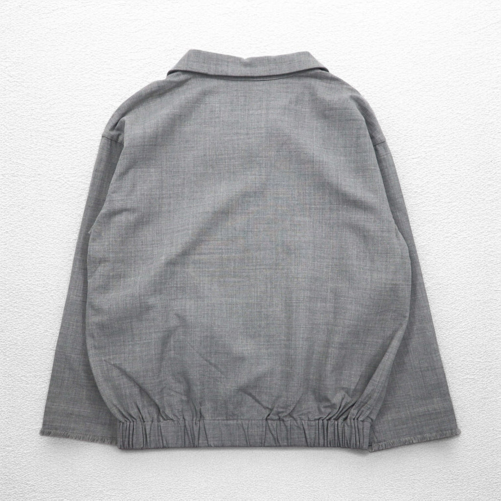 CLASS Wool Stretch Pullover Jacket M Gray Double Pocket CBFA20UNIB