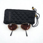 CELINE Vintage Oval Sunglasses in Gold Metal, 53-19-147