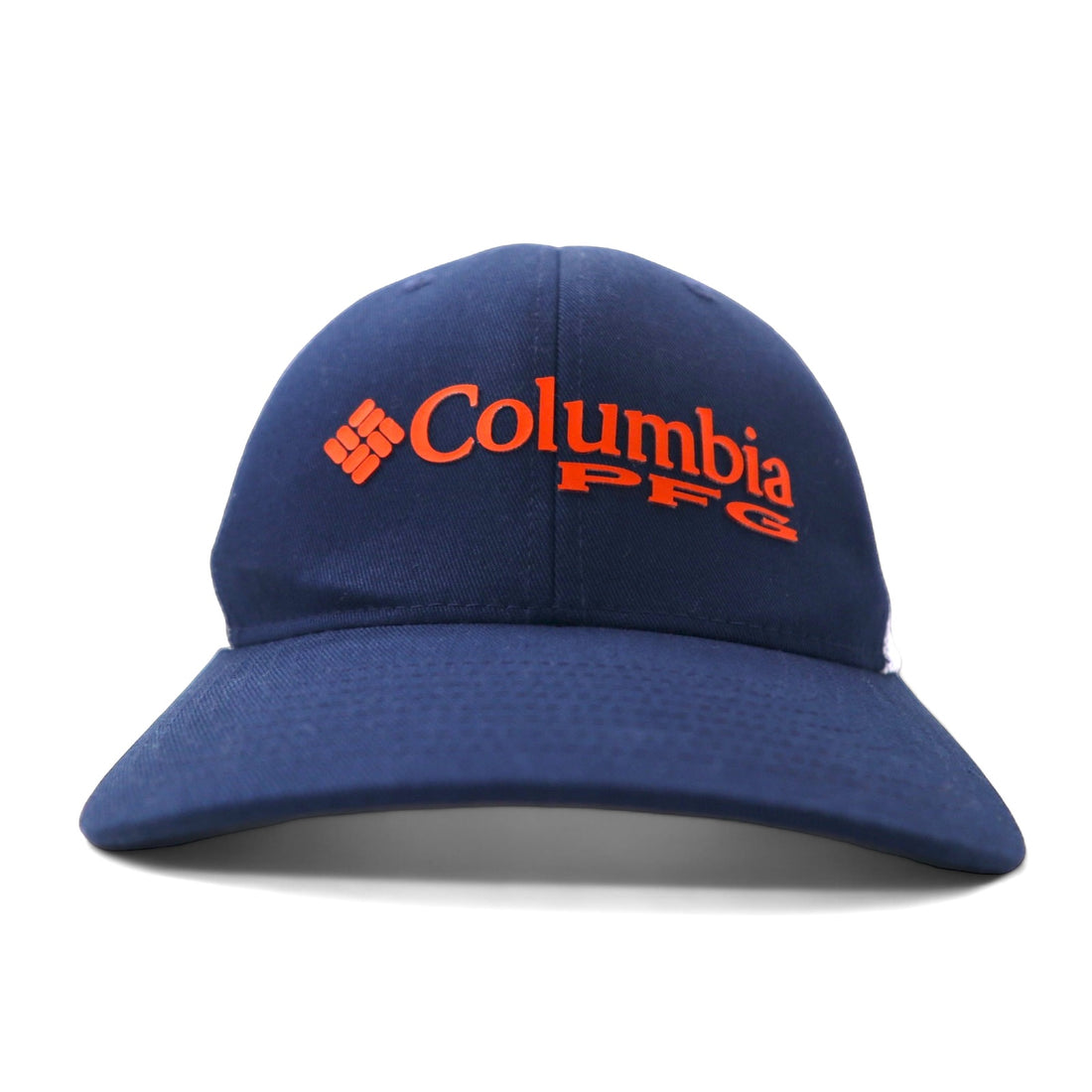 日本然リトテ-古着オンライン-Columbia PFG メッシュキャップ S/M ネイビー ホワイト コットン ポリエステル FLEXFIT オーバーン大学 NCAA CU0115-Columbia PFG Mesh Cap S/M Navy White Cotton Polyester FLEXFIT Auburn University NCAA CU0115