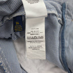 POLO RALPH LAUREN Seersucker Shorts Half Pants L Stripe Blue White CLASSIC FIT Embroidered All-Over Pony