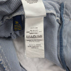 POLO RALPH LAUREN Seersucker Shorts Half Pants L Stripe Blue White CLASSIC FIT Embroidered All-Over Pony