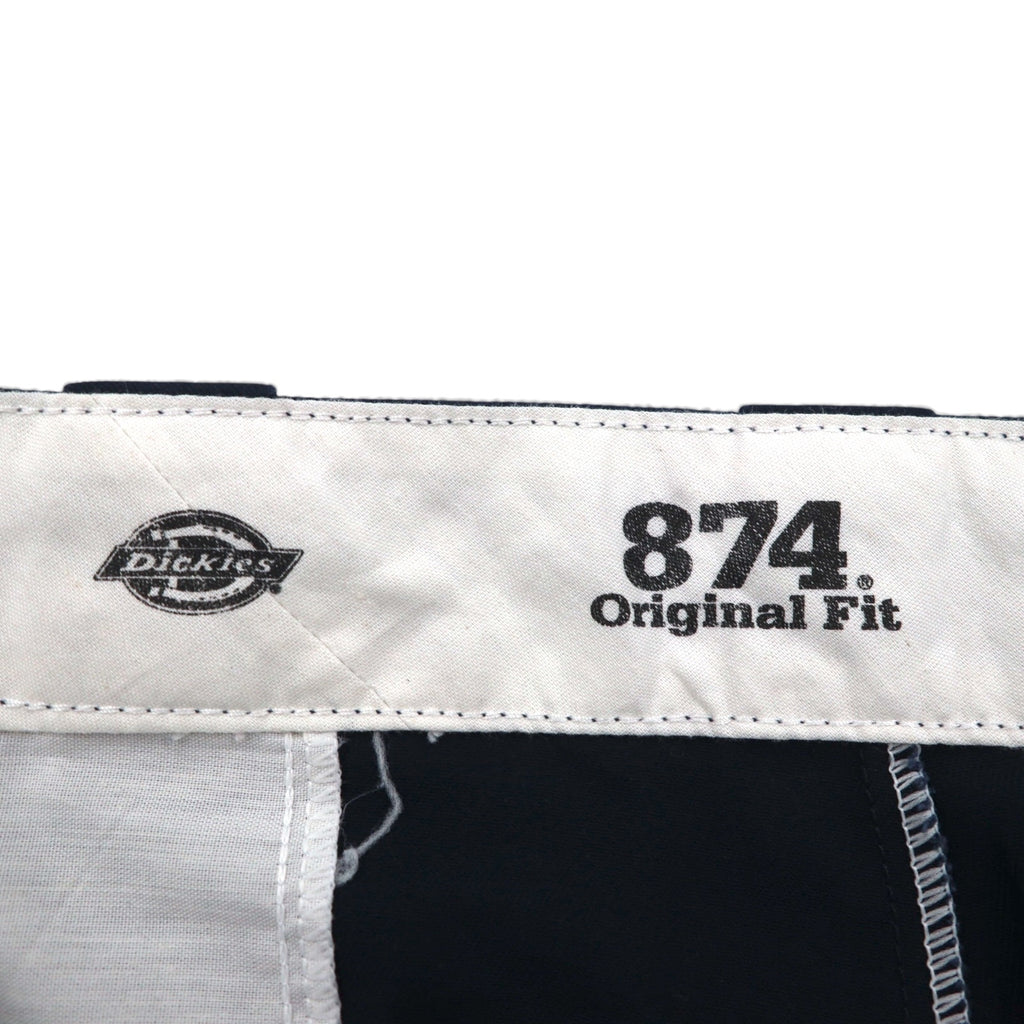 Dickies Original Fit Work Chino Pants, XL, Navy, Polyester, 874DN