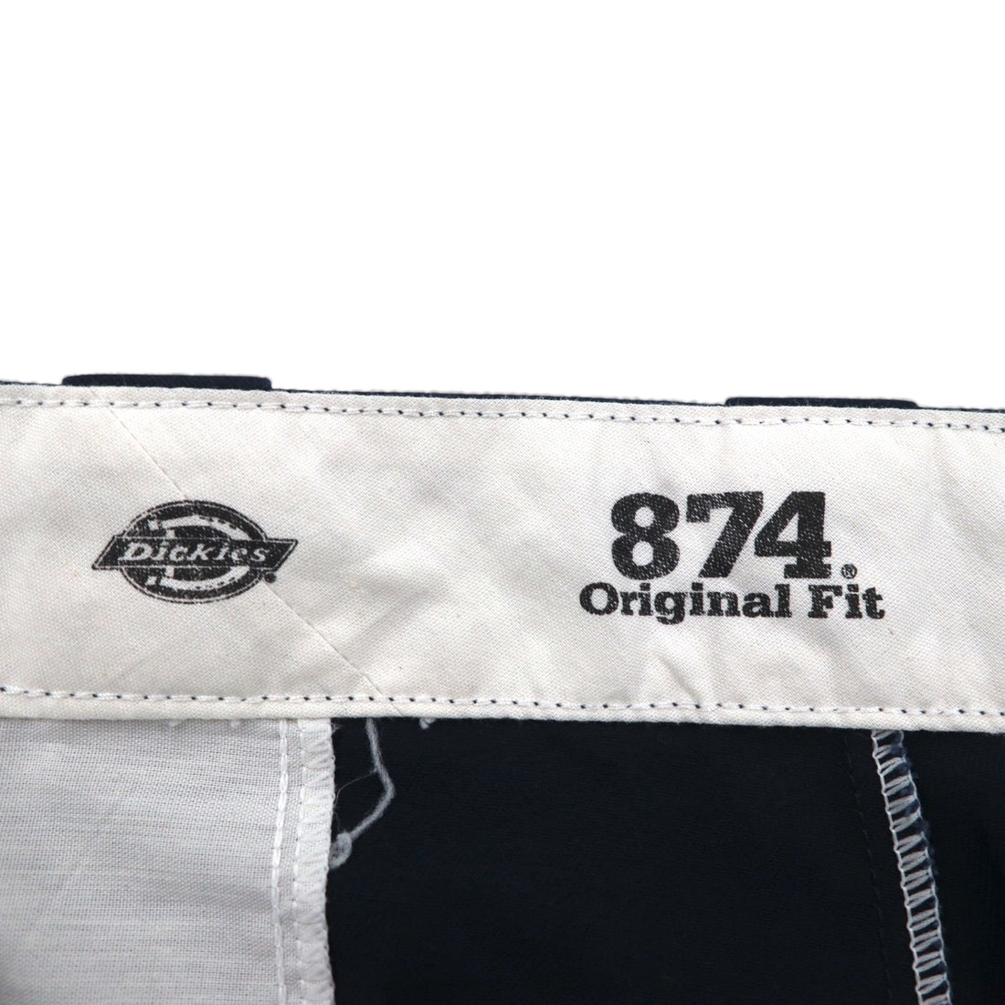 Dickies Original Fit Work Chino Pants, XL, Navy, Polyester, 874DN