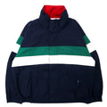 日本然リトテ-古着オンライン-nautica 90年代 セーリングジャケット M ネイビー コットン フード収納式-NAUTICA 90's Sailing Jacket M Navy Cotton Hoodie Storage
