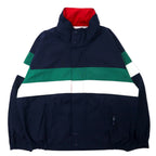 日本然リトテ-古着オンライン-nautica 90年代 セーリングジャケット M ネイビー コットン フード収納式-NAUTICA 90's Sailing Jacket M Navy Cotton Hoodie Storage