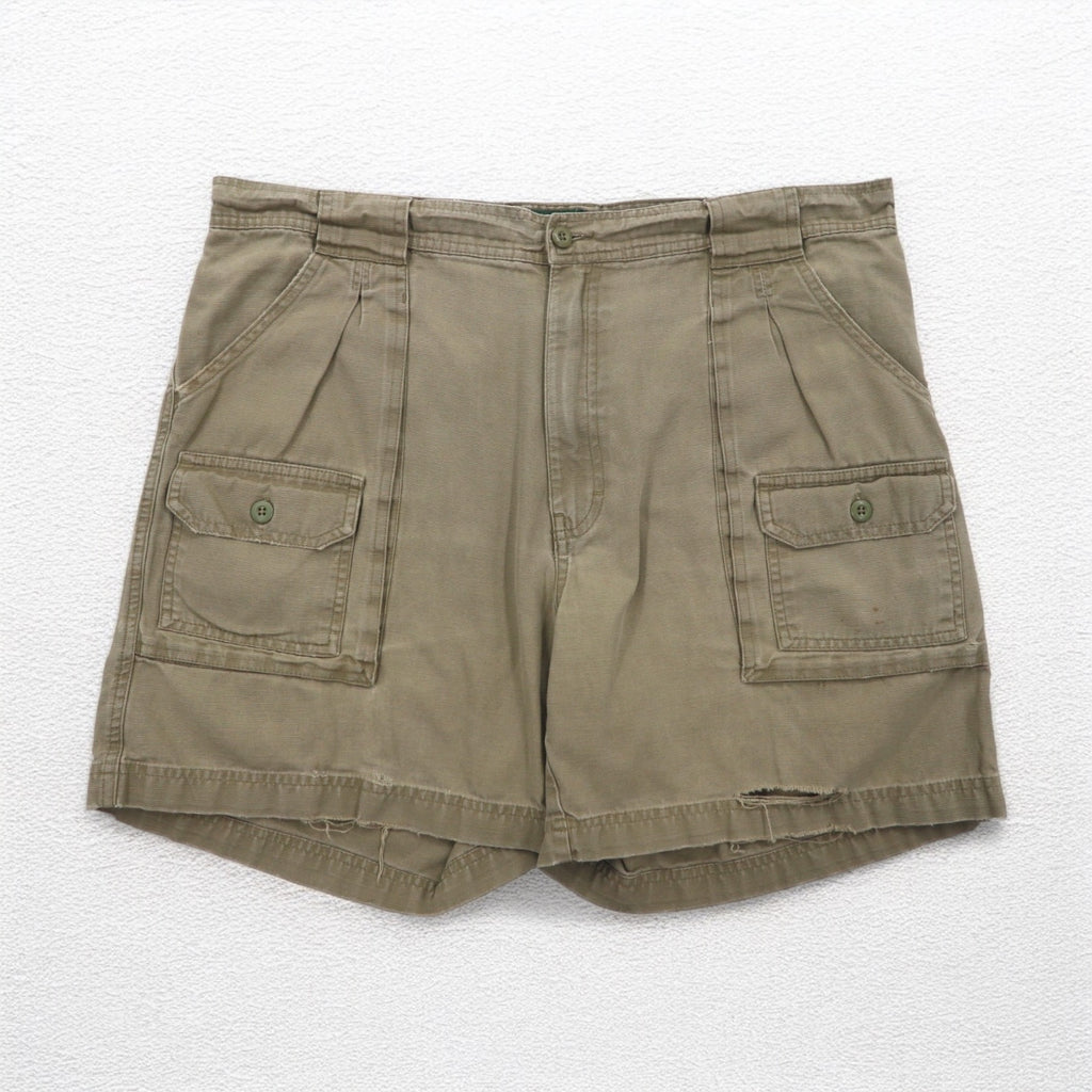 Cabela's 90s Bush Shorts, XL, Khaki, Cotton, Pocket