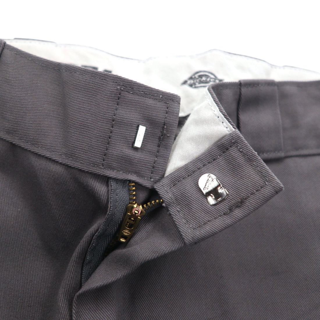 Dickies 874 Original Fit Chino Work Pants L Grey Polyester Cotton