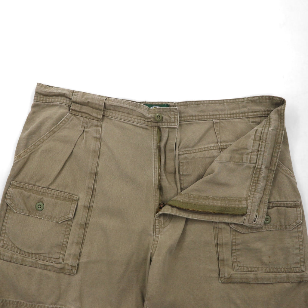 Cabela's 90s Bush Shorts, XL, Khaki, Cotton, Pocket