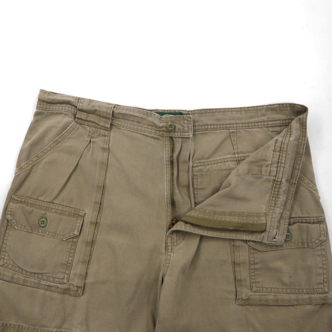 Cabela's 90s Bush Shorts, XL, Khaki, Cotton, Pocket