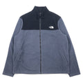 日本然リトテ-古着オンライン-THE NORTH FACE バイカラー フリースジャケット XXL ブラック グレー ポリエステル ロゴ刺繍 NF0A7UJP-THE NORTH FACE by collar fleece jacket XXL black gray polyester logo embroidery NF0A7UJP