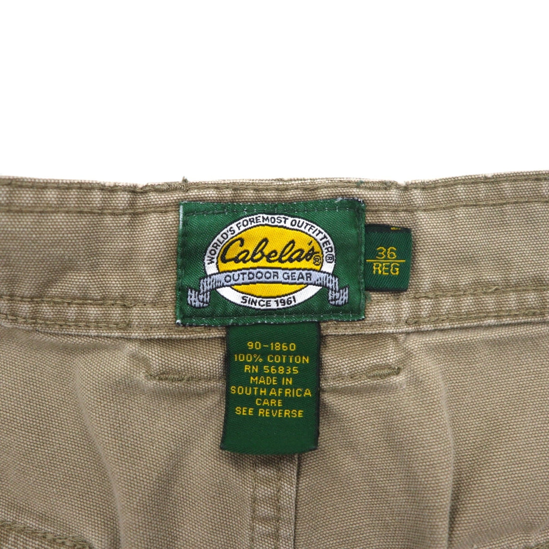 Cabela's 90s Bush Shorts, XL, Khaki, Cotton, Pocket