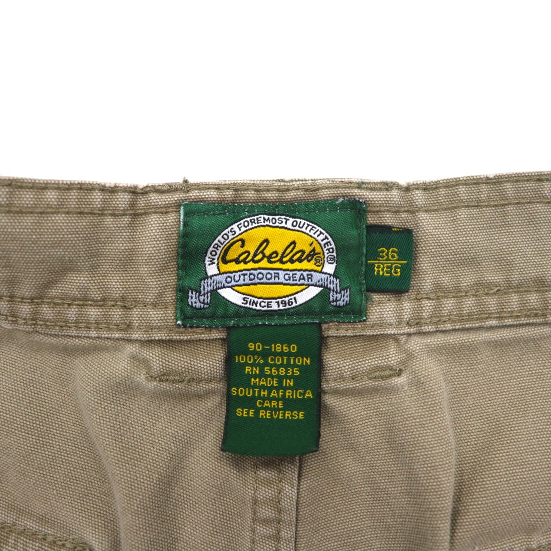Cabela's 90s Bush Shorts, XL, Khaki, Cotton, Pocket