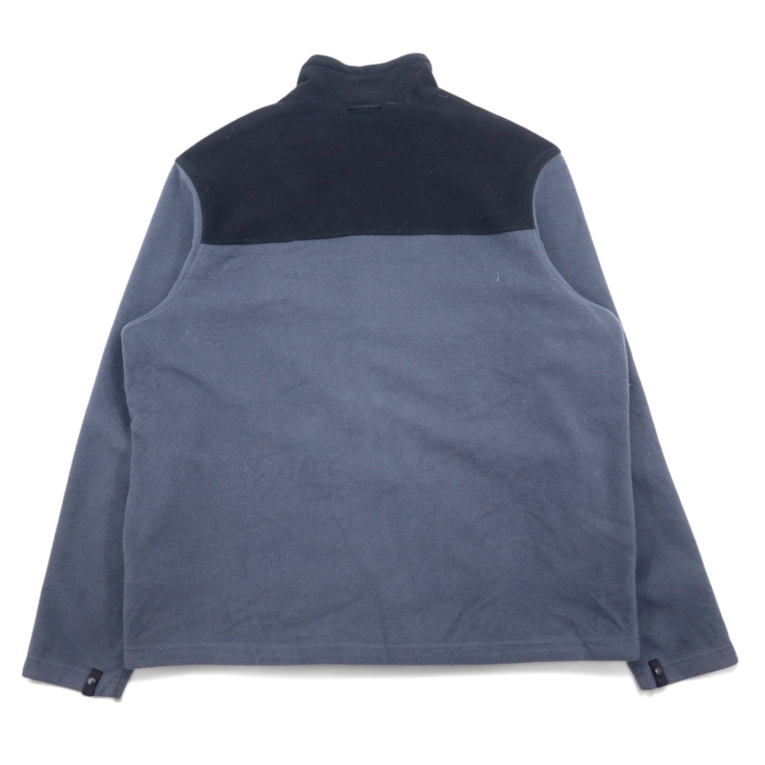 THE NORTH FACE Bicolor Fleece Jacket XXL Black Grey Polyester Logo Embroidery NF0A7UJP