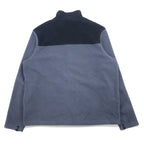 THE NORTH FACE Bicolor Fleece Jacket XXL Black Grey Polyester Logo Embroidery NF0A7UJP