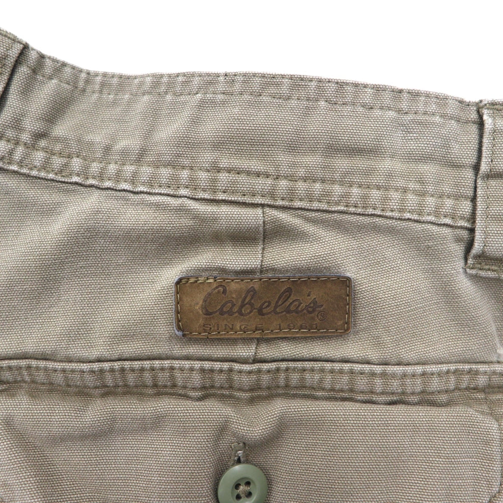 Cabela's 90s Bush Shorts, XL, Khaki, Cotton, Pocket