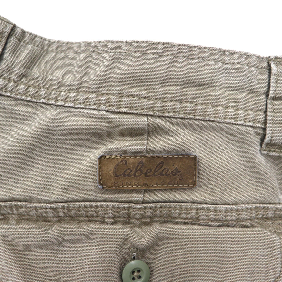 Cabela's 90s Bush Shorts, XL, Khaki, Cotton, Pocket