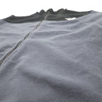 THE NORTH FACE Bicolor Fleece Jacket XXL Black Grey Polyester Logo Embroidery NF0A7UJP