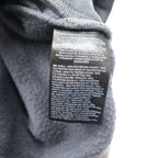 THE NORTH FACE Bicolor Fleece Jacket XXL Black Grey Polyester Logo Embroidery NF0A7UJP
