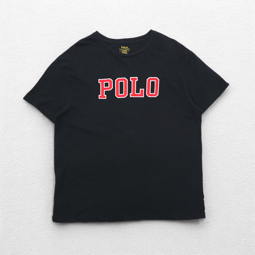 POLO RALPH LAUREN CLASSIC FIT PRINTED T-SHIRT L BLACK COTTON CLASSIC FIT