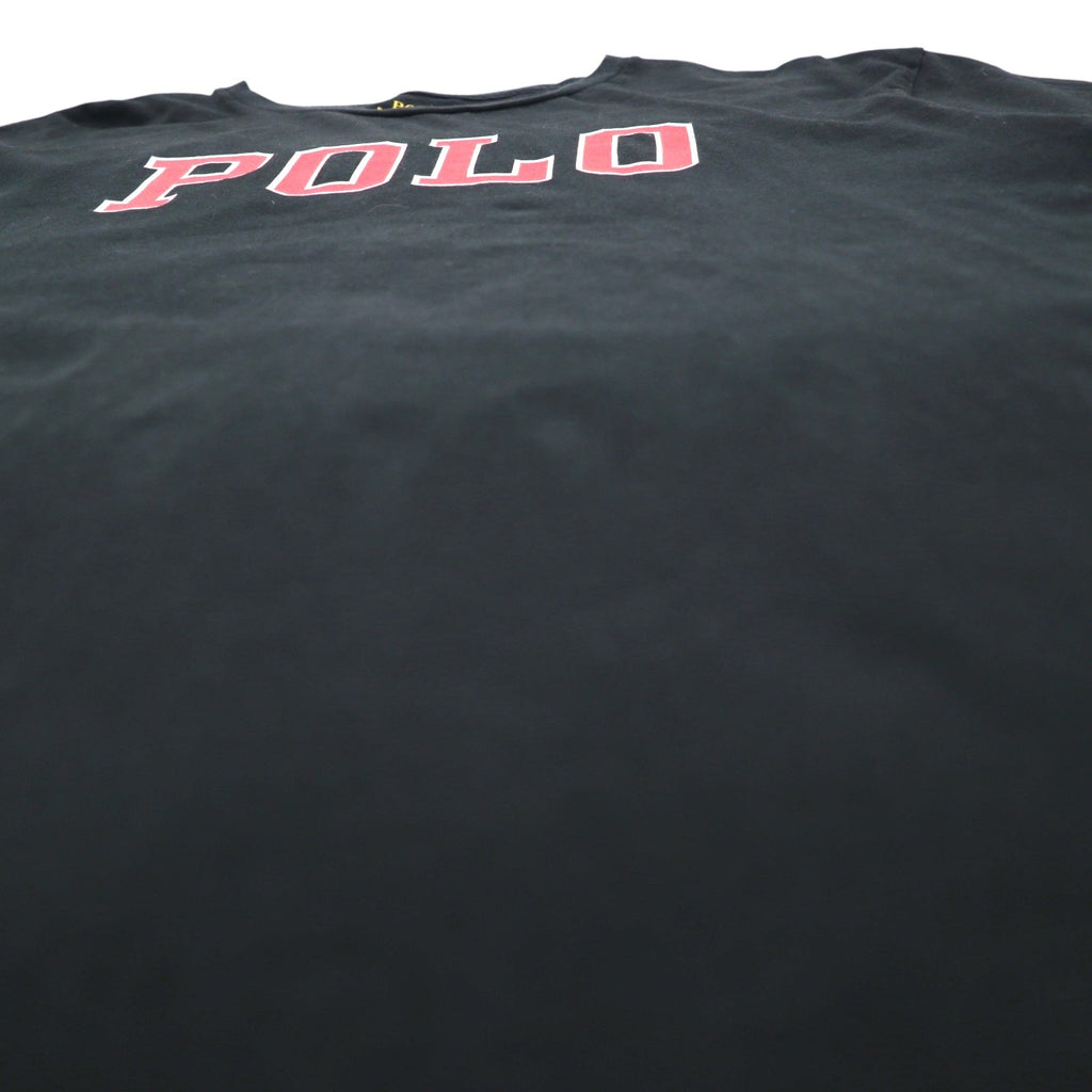 POLO RALPH LAUREN CLASSIC FIT PRINTED T-SHIRT L BLACK COTTON CLASSIC FIT