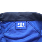 UMBRO 90年代 トラックジャケット ジャージ L ブルー ポリエステル ロゴ刺繍 テープロゴ