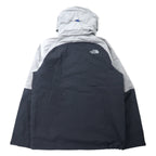 THE NORTH FACE Mountain Parka M Gray Polyester Waterproof Breathable Hyvent Logo Print Detachable Hood
