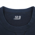90s FRUIT OF THE LOOM College Print Sweatshirt 3XL Navy SOUTH BOSTON Arch Logo Front V Made in Mexico