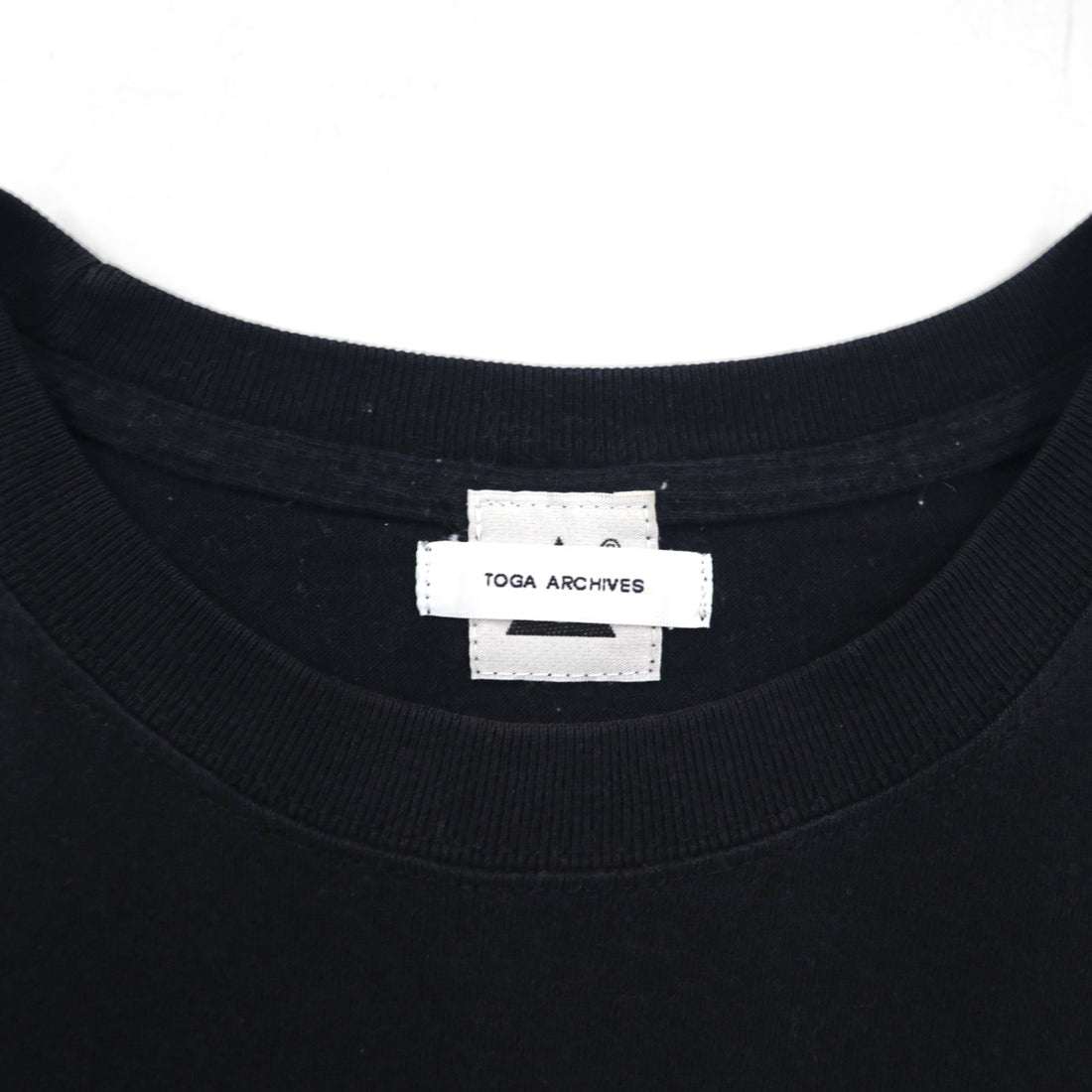 TOGA ARCHIVES x Mongolian Chops Toga Ai Embroidered T-shirt M Black Cotton Osaka store exclusive