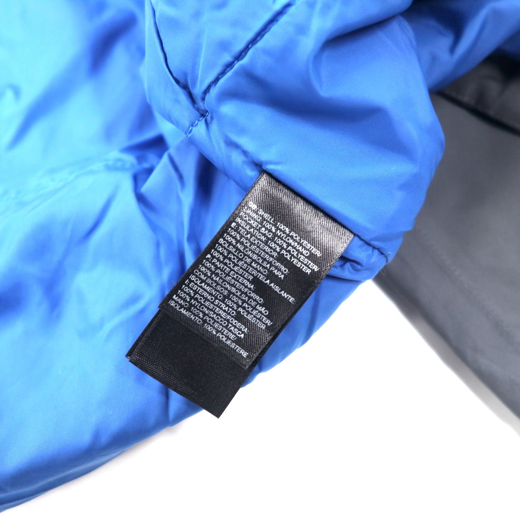 THE NORTH FACE Mountain Parka M Gray Polyester Waterproof Breathable Hyvent Logo Print Detachable Hood