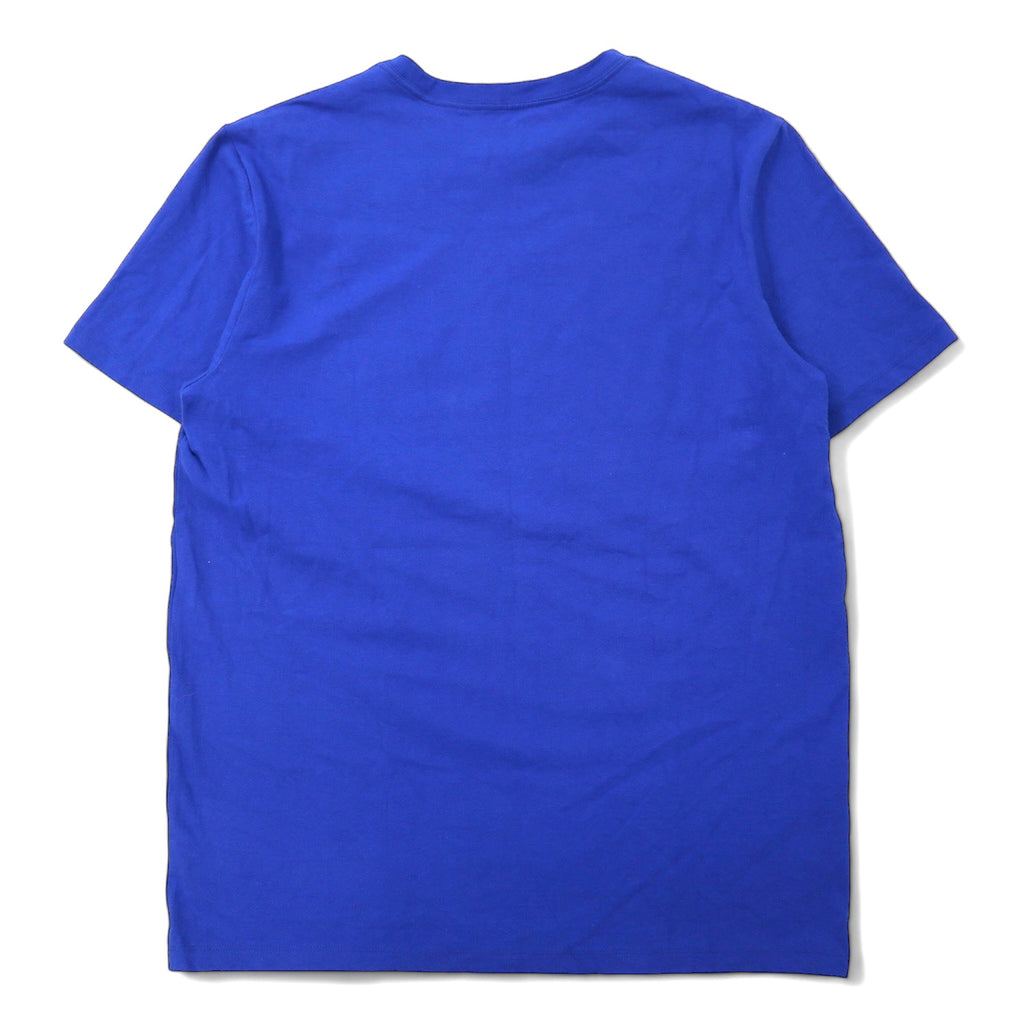 GAP Logo Print T-shirt L Blue Cotton GRADIENT LOGO CRISP ROYAL BL TEE 579588-03