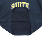 90s FRUIT OF THE LOOM College Print Sweatshirt 3XL Navy SOUTH BOSTON Arch Logo Front V Made in Mexico