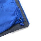 THE NORTH FACE Mountain Parka M Gray Polyester Waterproof Breathable Hyvent Logo Print Detachable Hood