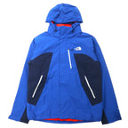 日本然リトテ-古着オンライン-THE NORTH FACE サーモボール インサレーション マウンテンパーカー L ブルー ポリエステル PRIMALOFT 中綿 THERMOBALL 防水 透湿 HYVENT フード着脱式-THE NORTH FACE Puffer Mountain HOODIE L Blue Polyester PRIMALOFT Waterpot