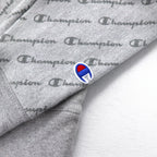 Champion リバースウィーブ REVERSE WEAVE 総柄 スウェット XL グレー 青単タグ 復刻 ホンジュラス製