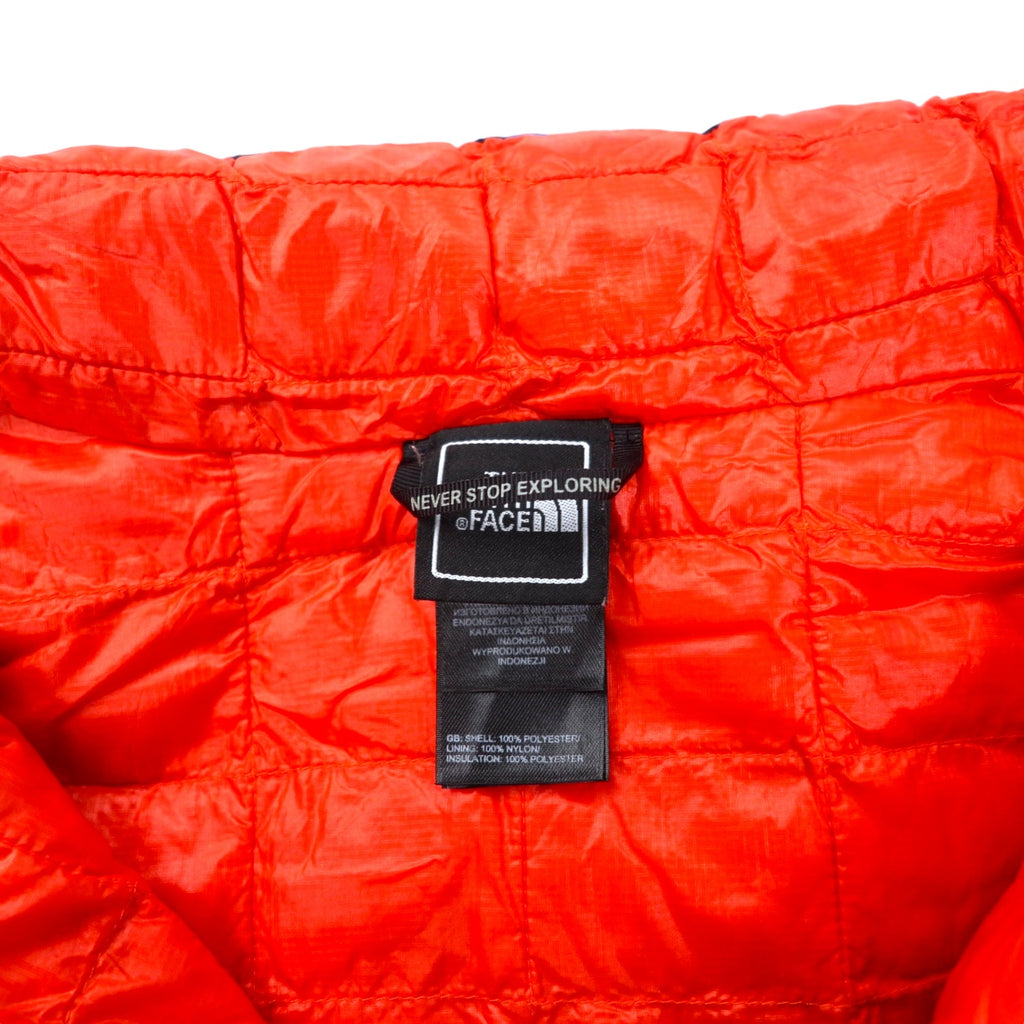 THE NORTH FACE Thermoball Insulation Mountain Parka L Blue Polyester PRIMALOFT Filling THERMOBALL Waterproof Breathable HYVENT Removable Hood