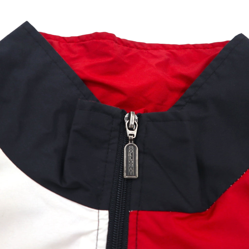 90s Vintage Windbreaker Holloway 90年代 ナイロンジャケット ジャージ XL クレイジーパターン カラーブロック Queen City Rockers