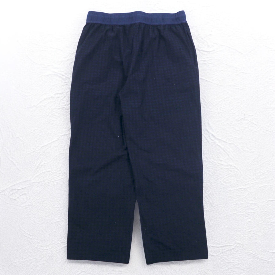 NAUTICA Pajama Pants Easy Pants M Navy Check Polyester