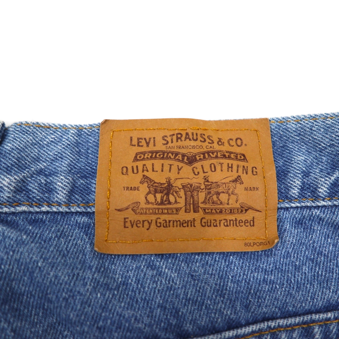 Levi's 90年代 カナダ製 デニムパンツ ジーンズ M インディゴ 619 オレンジタブ ジッパーフライ