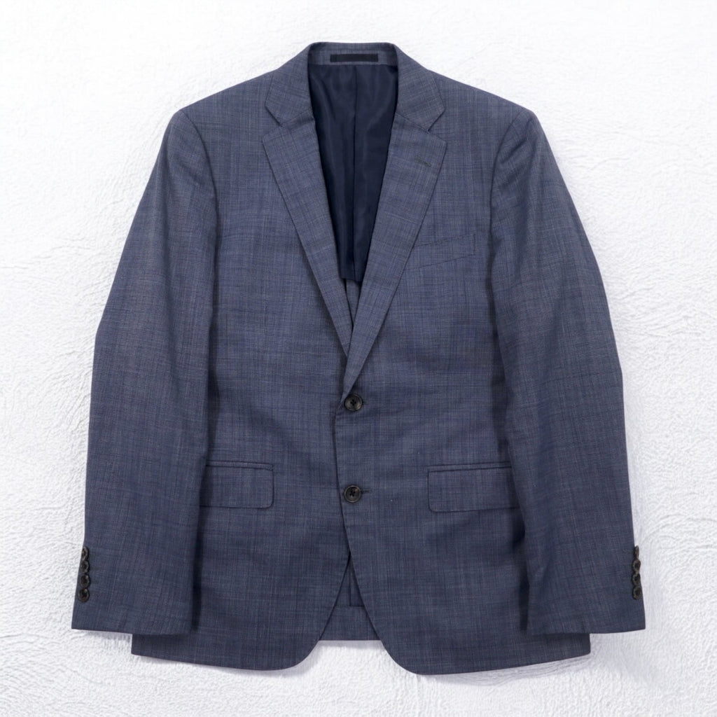 ONLY 2B Suit Set Up S Blue Wool Polyester