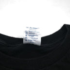 HARLEY DAVIDSON USA MADE DELTA BODY FIRE PATTERN T-SHIRT 2XL BLACK LOGO PRINT PRO WEIGHT