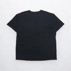 HARLEY DAVIDSON USA MADE DELTA BODY FIRE PATTERN T-SHIRT 2XL BLACK LOGO PRINT PRO WEIGHT