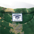 Lee 90s Pathway SKATEBOARDS Sweatshirt XL Green Tie-dye Premium Cotton Made in Mexico