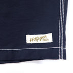 TOMMY HILFIGER バイカラー イージー ショートパンツ スイムショーツ M ベージュ ネイビー ポリエステル 水陸両用