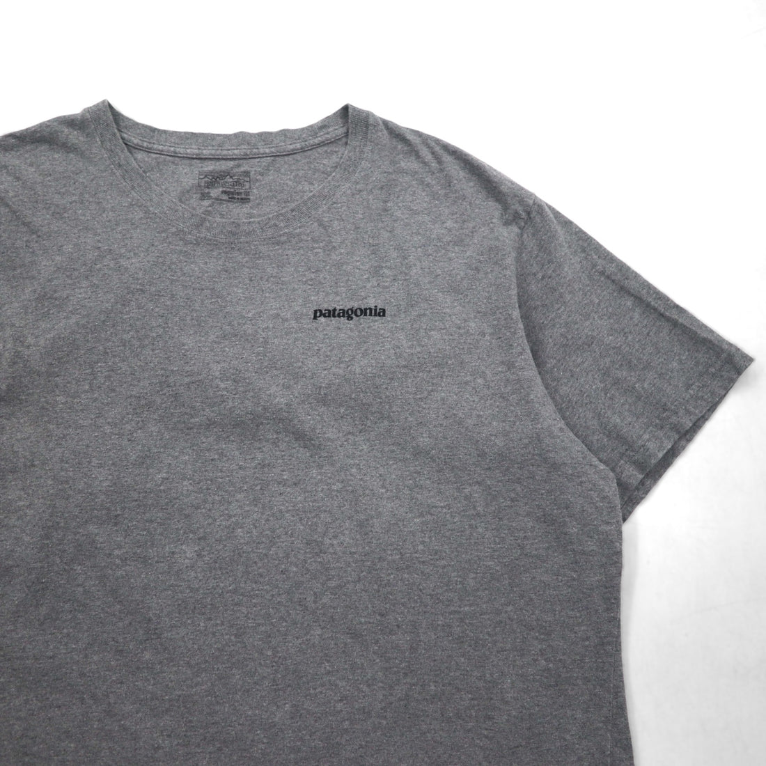 Patagonia P-6 Logo Cotton T-Shirt 2XL Grey Back Print 38906
