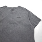Patagonia P-6 Logo Cotton T-Shirt 2XL Grey Back Print 38906