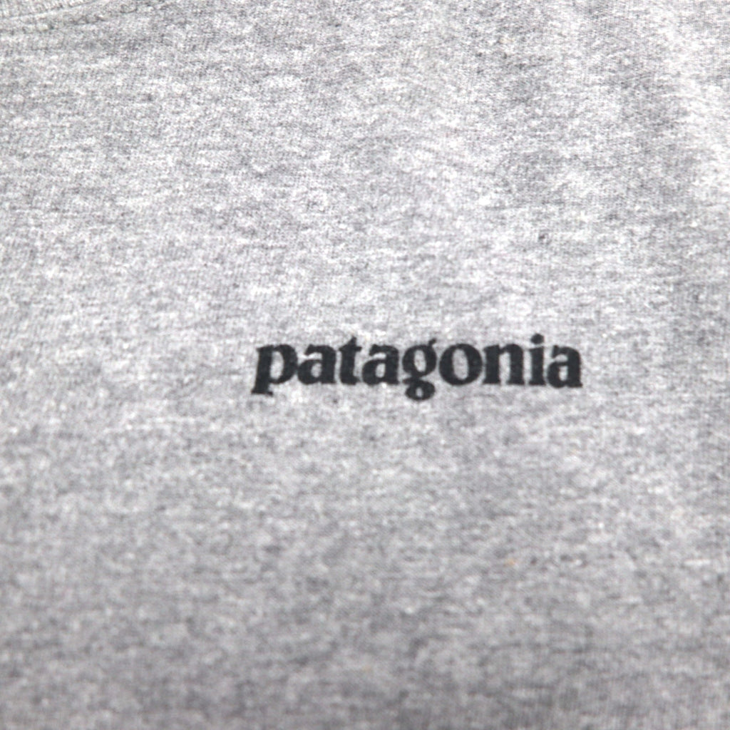 Patagonia P-6 Logo Cotton T-Shirt 2XL Grey Back Print 38906