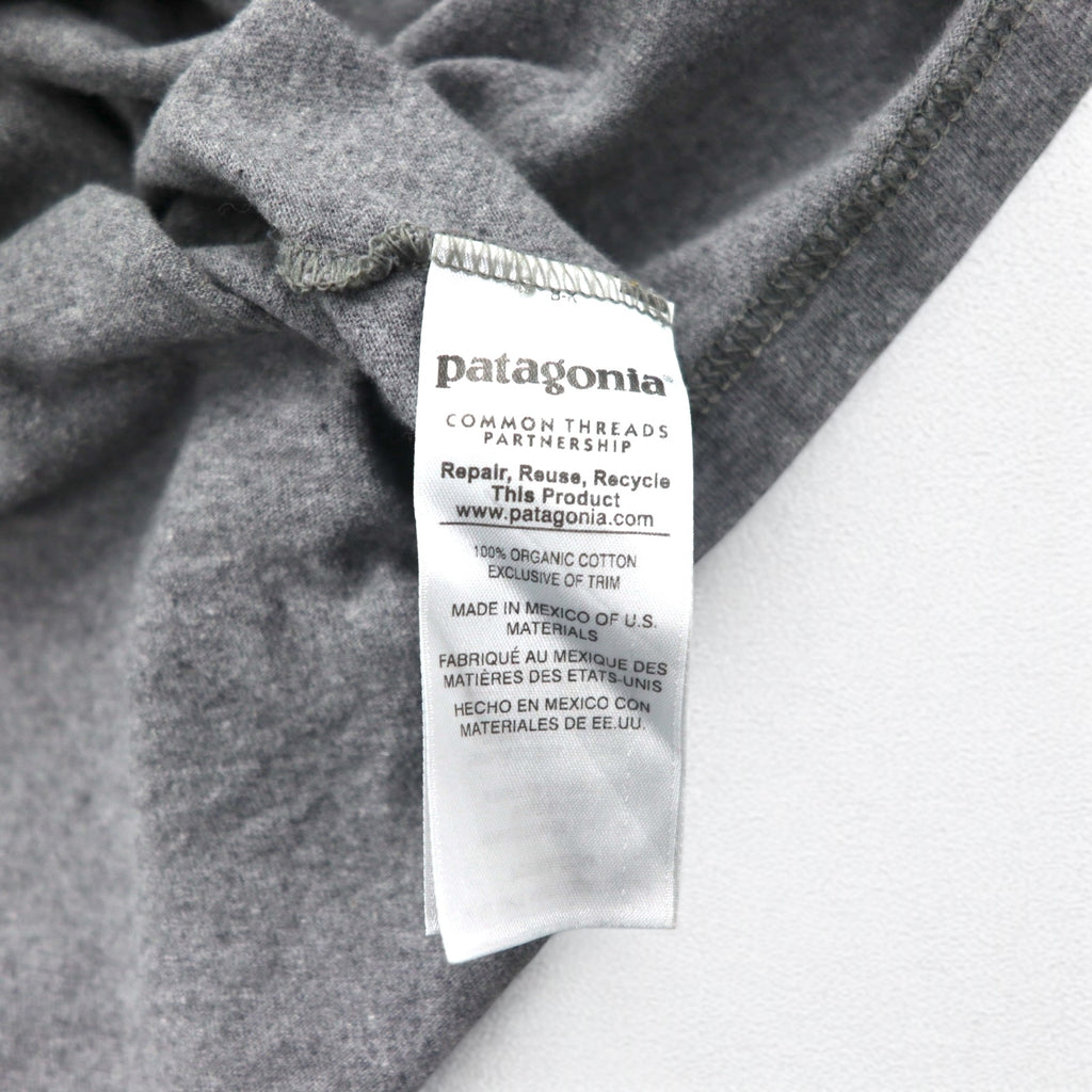 Patagonia P-6 Logo Cotton T-Shirt 2XL Grey Back Print 38906