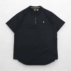 POLO RALPH LAUREN パフォーマンス ドライフィット シャツ L ブラック ハーフジップ サイドポケット