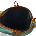Felisi Leather and Nylon Shoulder Bag, Blue, 05-28, Made in Italy